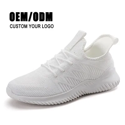 Mens Running Shoes Slip on Walking Tennis Sneakers Lightweight Breathable Mesh Workout Casual Sports Shoes Soft Sole