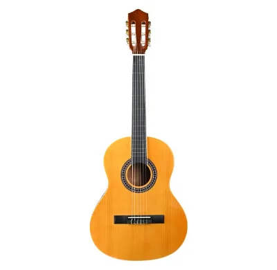 All German 36-Inch Vintage Classical Guitar With Okoume Neck Handmade From Cedar Top Sapele Wood