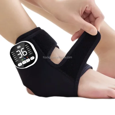FOYOGA FYG-FH826 Cross-border EMS Heated Ankle Massager Musical Function Intelligent Heating Wireless Temperature Control USB
