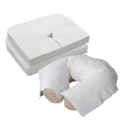 Disposable U Shape Face Cradle Cover Thickness Nonwoven Massage Table Covers for Beauty Salon