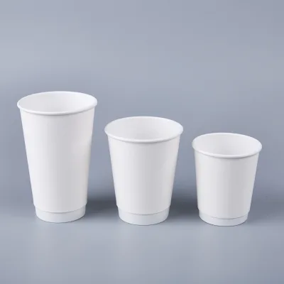 Professional Factory Disposable Take Away Coffee Cups Eco Biodegradable 4 Oz - 16 Oz Paper Cup