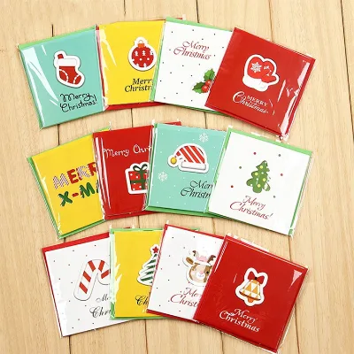 Customized Christmas Cards Mini Greeting Cards Holiday Gift Cards for Kids