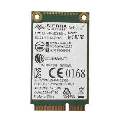 Sierra MC8355 Mini PCIE Wireless 3G Module WWAN HSPA GPRS GPS Card FRU 60Y3257 for W530 T430 X230 T430