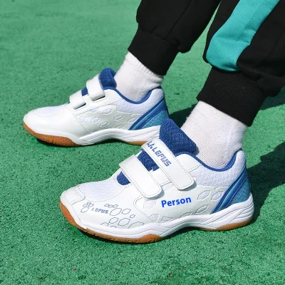 Children's Lightweight Breathable Badminton Shoes for Boys Girls Big Kids Training Sports Table Tennis Shoes Mesh for Autumn