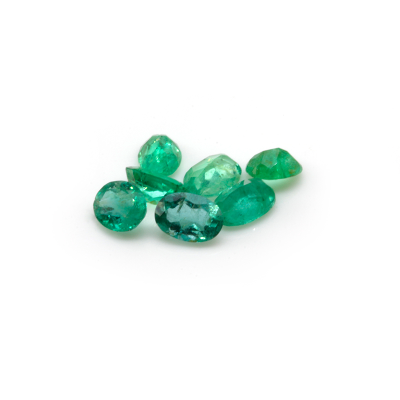 Russian Large Emeralds Round Cut Loose Stone Hydrothermal Growth Emerald Laboratory Created Emeralds