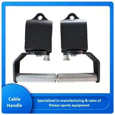 New Metal 360 Rotating Cable Handle Ergonomic Multi-Function Free Swivel Gym Handle for Cable Machine/Cable Crossover