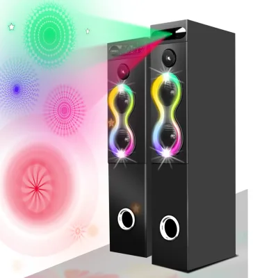 Hot Sale Product 2026 High Power 240W Home Theater Karaoke 2.0 Stage Speaker System Active Stage Subwoofer Music Player Speakers