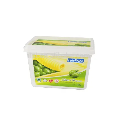 500g Custom IML PP Plastic Butter Margarine Storage Container Honokage Butter Magarine Packaging 500G Butter Margarine Tub Cole