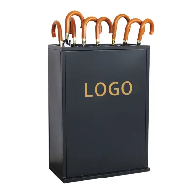 Hot Sale Custom Indoor Nordic Metal Iron Steel Counter Umbrella Rack Quality Quality Convenient Storage Hot Metal Handicraft