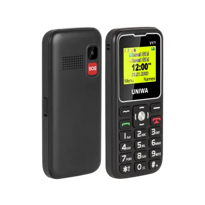 UNIWA V171 Telephone Celulares Mobilephone for Old Man Keypad Celulares Baratos Senior Handphone Cell Phone Mobail