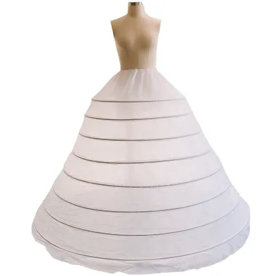 Sayabridal 8-Hoop Steel Rings Petticoat Big Wedding Dress Petticoat with 120cm Length for Ball Gown