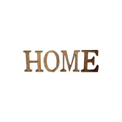Shabby Chic Curved Home Decoration Letters DIY Wooden Christmas Ornament Letters
