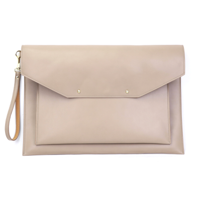 Fashion Design Pu Leather File Bag Document Notebook Office Leather Organizer Portfolio Bag