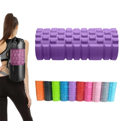 High Quality Custom Portable Yoga Foam Roller Massage Eva Back Roller Yoga Column Roller for Exercise