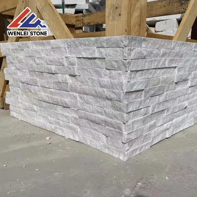 White Quartz Wall Cladding Stone for Home Wall Decoration