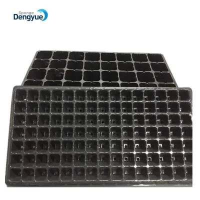 High Quality Durable Nontoxic Biodegradable Square Growing Hydroponicsrice Seedling Trays Plastic