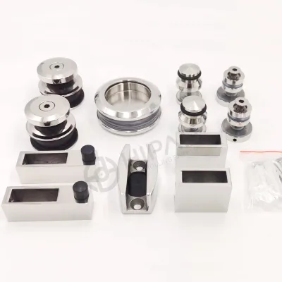 Hipad Bathroom 304 Stainless Steel Sliding Shower Glass Door Hardware Kit Manufacturer System Accessories Door Window Rollers