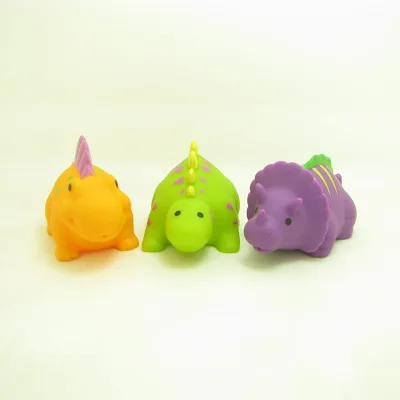 Bath Toys Vinyl Eco-friendly Spray Water Bath Animal Dinosaur Float Baby Bath Toys for Kids
