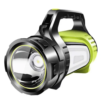 Professional 18650 Battery Led Usb Rechargeable Remote Plastic High Brightness Emergency Outdoor LED Searchlight