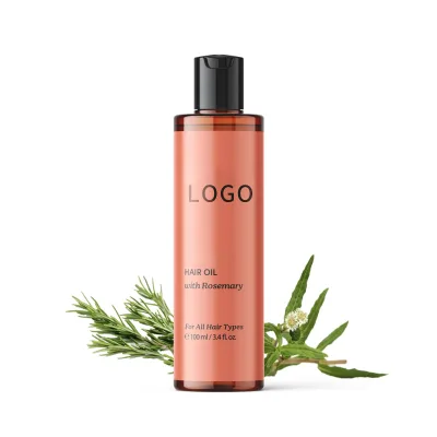 Organic Rosemary Coconut Oil Hair Oil for All Hair Types Nourishing Smoothing Anti-frizz Repair Split Ends Hair Care Serum 100ml