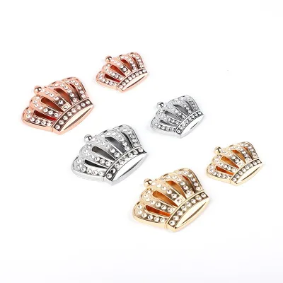 Wholesale Diamond-encrusted Crown Car Emblem 3D Three-dimensional Metal Crown Car Badge Auto Emblem