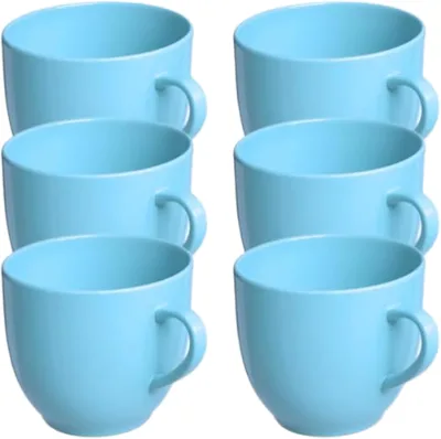 Splendid Practical Blue 170ML Ceramic Coffee Mug Ceramic Tea Cup Drinking Cup Beverage Mug for Kitchen Daily Dining Scenarios