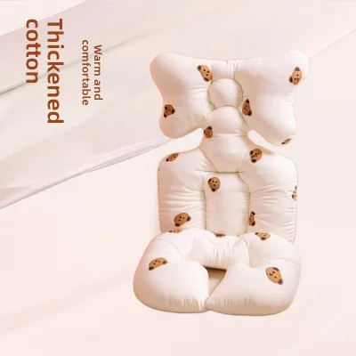Korean Style Baby Stroller Cotton Cushion Thickened Warm for Car Seat & Dining Chair Autumn Winter Universal Use