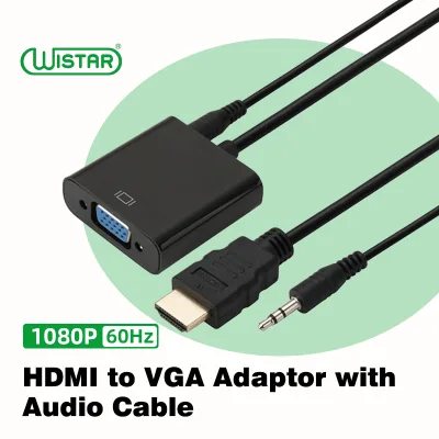 Hdmi Adapter Hdmi to Vga Converter Adaptor With Audio Hdmi Male to Vga Female 1080p With Audio for Computer Desktop Laptop