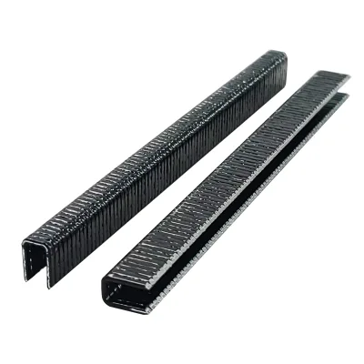 Durable Quality U Type Sofa Nails 4K Fine Wire Black Furniture Staples Upholstery Industrial Steel Staples
