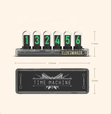 BETTER Eleksmaker Elekstube IPS Desktop Clock Glow Tube Table Clock Gixie Table Clock