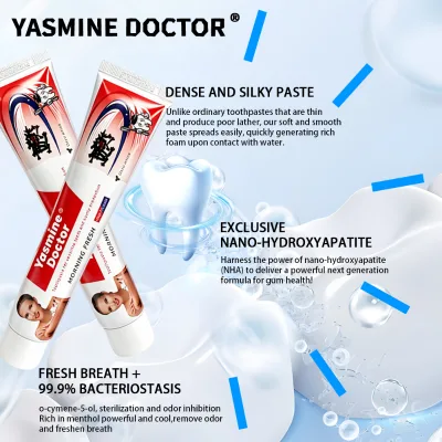 NHA Professional Efficient 100g Mouth Teeth Cleaning Toothpaste Remove Smoke Stain Reduce Fresh Breath Whitening Toothpaste