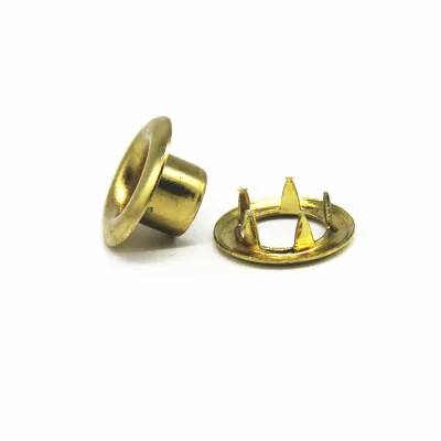 8*17MM High Quality Metal Round Grommet Garment Claw Metal Eyelet - Eyelets for Fabric and Eyelet for Tarpaulin Price
