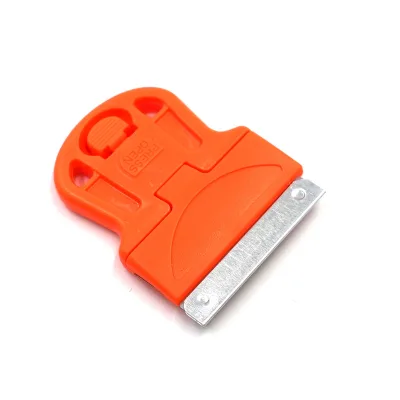 Single-Head Plastic Handle Glass Cleaning Small Spatula for Car Glass Film Application and Household Cleaning Degumming Tool