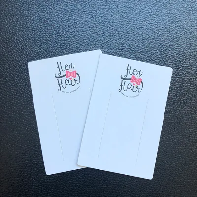 Wholesale Price Brand logo Color Printed Hair Clip Pin Packaging Paper Cards