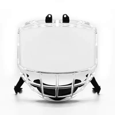 Free Size Ice Hockey Helmet PC Full Face Cage High Quality Polycarbonate Hockey Helmet Mask