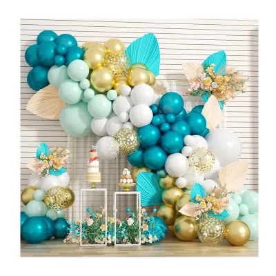 Wholesale New Balloon Set Macaron Retro Balloon Arch Kit Birthday Party Decoration Balloon Chain