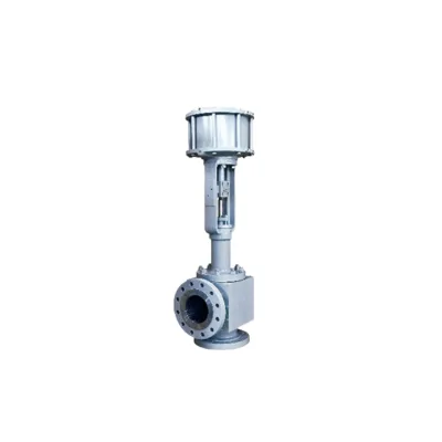KOSO 500 Series 500A High-Pressure Top Guided Single Seated Angle Valves / 510A High-Pressure Multi-Step Plug Angle Valves