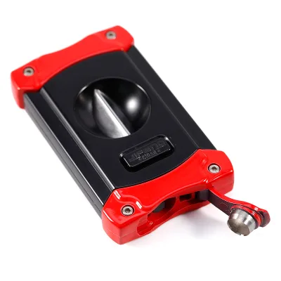 2020 Brand Custom Logo V Cut With Punch Luxury Cigar Cutter