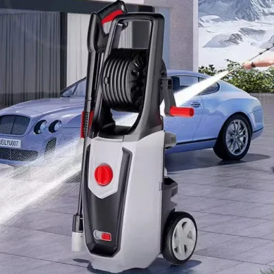 Portable Industrial Electric Car Washer Machine 220V 1800W Induction Motor High Pressure Cleaner Metal Brass Aluminium