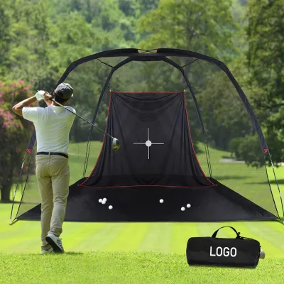 Factory Design Easy Setup and Transport Golf Practice Net Large Outdoor Golf Swing Practice Net With Target