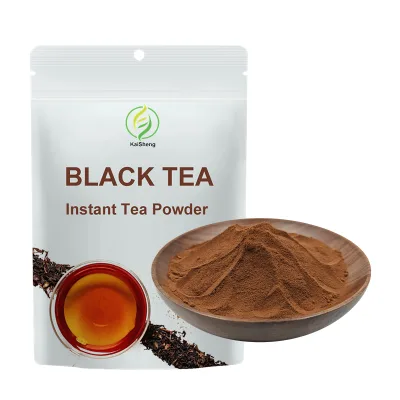 Wholesale 20% 40% 60% 80% Theaflavin Soluble Organic Instant Black Tea Powder