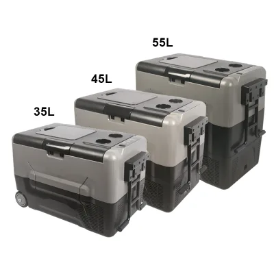 Yacht Drawer Display Dual-Zone Wine & Pepsi Mini Smart Compressors Refrigerator with Sports Design Portable Compact