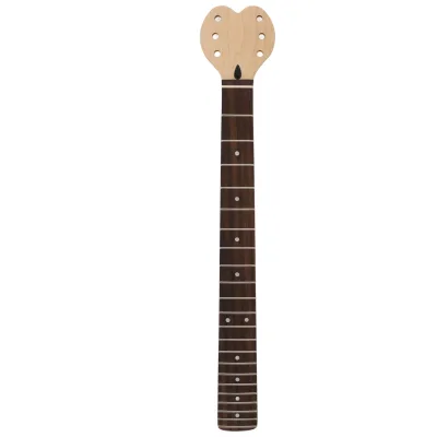 Electric Guitar Neck Heart Shaped Head Rosewood Fretboard Mahogany Guitar Neck for Junior Sg