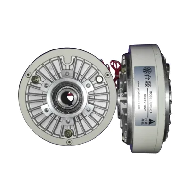 EPE-20 China Durable Magnetic Powder Brake Hollow-Shaft 24V Cheap for Wood-working Systems Machine Tool Systems Weaving Machines