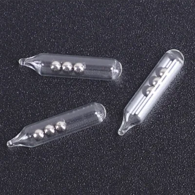 Custom Durable Glass Fishing Rattles with Sound for Lake River Stream Fly Tying Attract