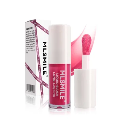 Wholesale Low Moq Vegan Cruelty Free Waterproof Liquid Pink Makeup Blush Liquid Blusher Private Label Contour Blush