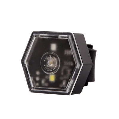 Outdoor Solar-Powered Multi-Function Warning Light for Cycling Night Running Helmet & Backpack Use-Bicycle Rear Light