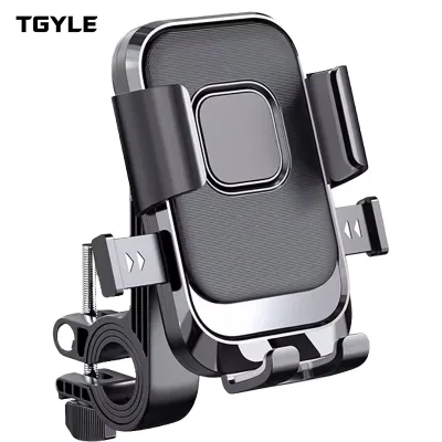 Anti-Shake Universal Phone Holder for Delivery Riders, Navigation Phone Mount Compatible with Mountain Bikes and Motorcycles