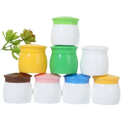 Mushroom Shape Cute Baby Kids Skincare Face Cream Bottle Jar With Lid 15ml 20ml 30ml Colorful Wide Mouth Cosmetic Jars Bottles