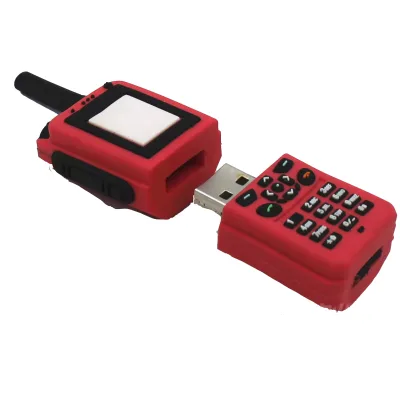Custom Made 3d Walkie Talkie Shape Usb